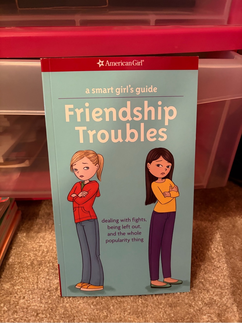 American Girl Friendship Troubles Guide - Aqua & Red Accents
